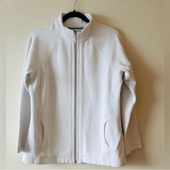 Tommy Bahama Sweaters - 🛍️ Tommy Bahama White Full-Zip Sweater/Jacket Sz Large